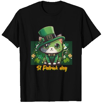 Discover Shamrock spirit st Patrick's day T Shirts design.