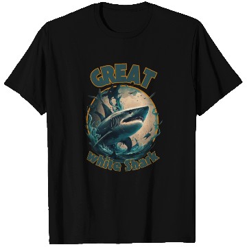 Discover Great White Shark T Shirts