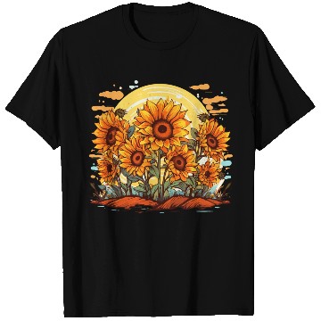 Discover Sunflower Bloom Floral Summer Nature for a T Shirts