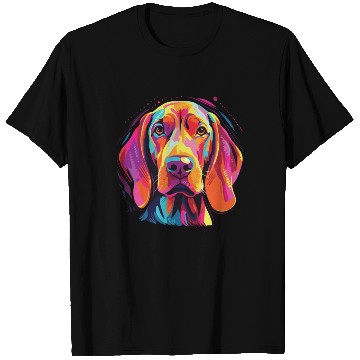 Discover Watercolor Colorful Redbone Coonhound T Shirts