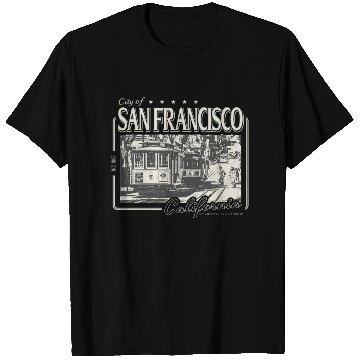 Discover SAN FRANCISCO CALIFORNIA POWELL STREET T Shirts