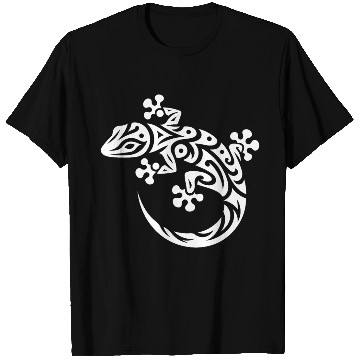 Discover Cute Gecko In T Tattoo Style T Shirts