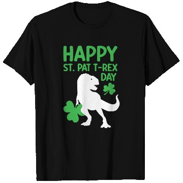 Discover Funny Happy St. Pat T-Rex Day T Shirts