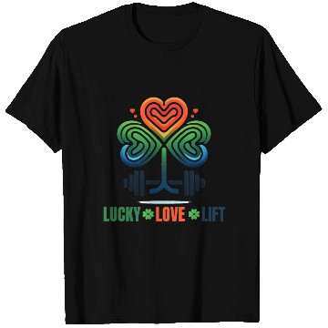 Discover Lucky Love Lift Workout T Shirts