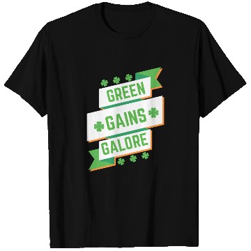 Discover Green Gains Galore Fitness T Shirts