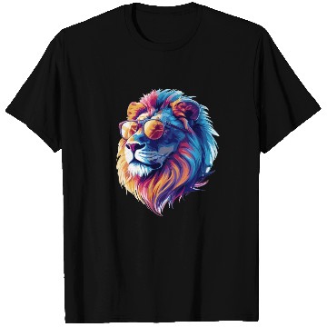 Discover Lion with Glasses Hipster Lion T Shirts