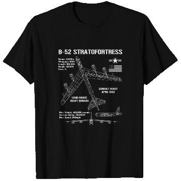 Discover B-52 Stratofortress Specs Military Aircraft B52 T Shirts