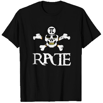 Discover PI-Rate Funny 3,14 PI Pirate 3.14 Math Pirates T Shirts