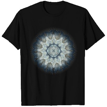 Discover Butterfly wing ornament in delicate blue tones T Shirts