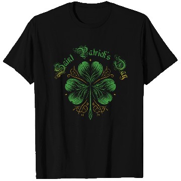 Discover Stylish Saint Patrick's Day Clover Leaf T Shirts