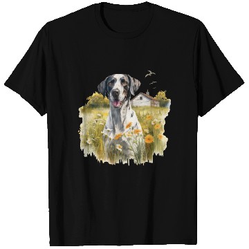 Discover Pointer Meadow Cottagecore Serenity Men Women T Shirts