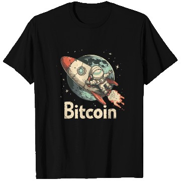 Discover Pi day 3.14 Crypto Bitcoin Rocket Astronaut To T Shirts