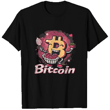 Discover Pi day 3.14 Crypto Bitcoin Math Strawberry Pie T Shirts