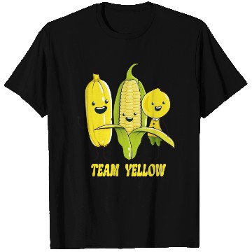 Discover Banana, Corn & Lemon: The Yellow Trio T Shirts
