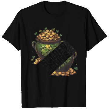 Discover Golden coins, st patricks day T Shirts