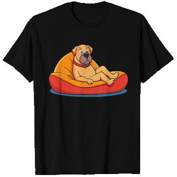 Discover Relaxed Mastiff on Cushion Art T Shirts