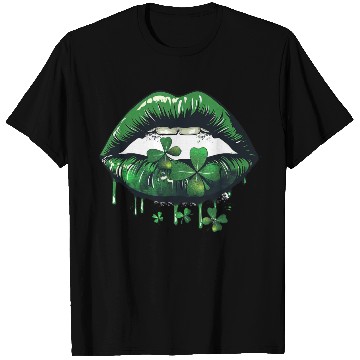 Discover St Patrick Irish Green Lips T Shirts