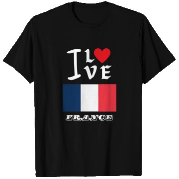 Discover I Love France T Shirts