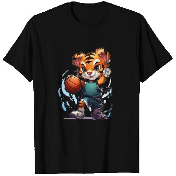 Discover Tiger basketball T Shirts
