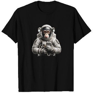 Discover Astronaut Monkey Adventure T Shirts