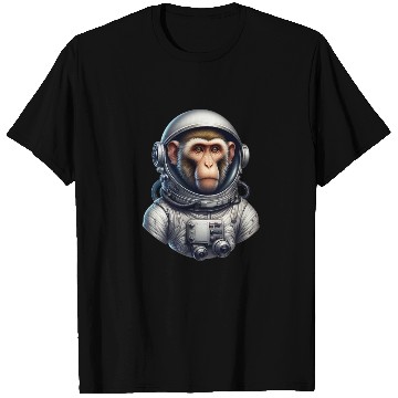 Discover Astronaut Monkey Adventure T Shirts