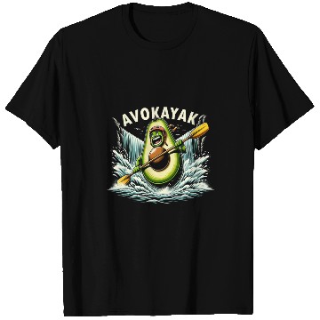 Discover Avokayak Whitewater Kayak T Shirts