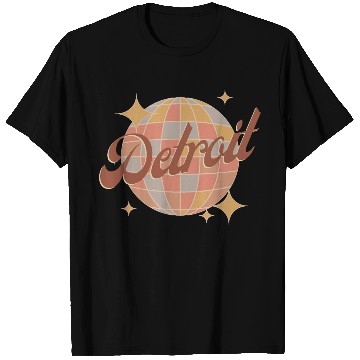 Discover Detroit City michigan Retro Vintage Design T Shirts