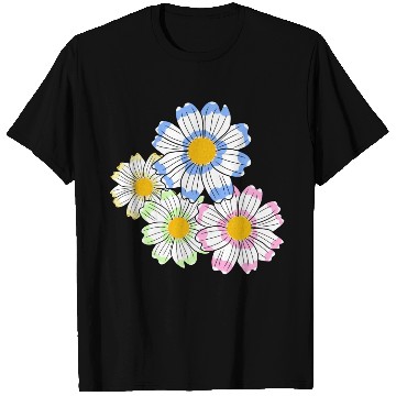 Discover cosmosflower blossom flowerpattern floral flower T Shirts