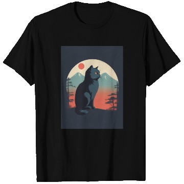 Discover Persian Cat 1 - Japanese Retro Art T Shirts