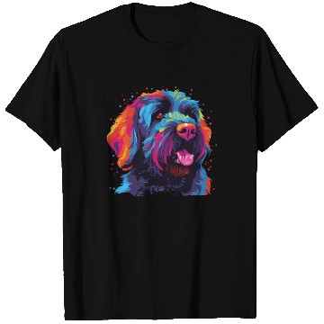 Discover Colorful Russian Black Terrier T Shirts
