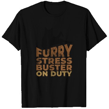 Discover Furry Stress Buster On Duty T Shirts