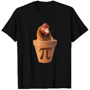 Discover Chicken Pot Pi Funny Math Pi Day T Shirts