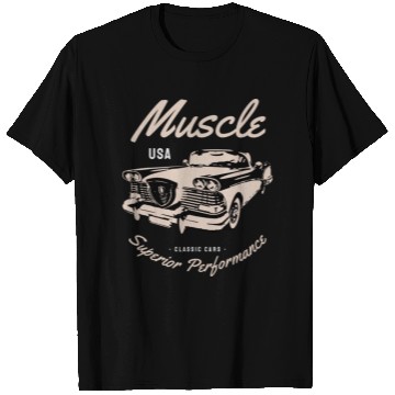 Discover Muscle car superior performance T Shirts