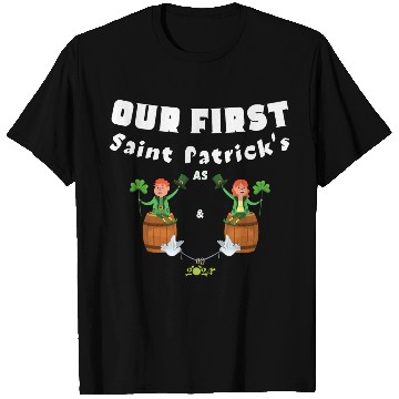 Discover Husband Wife ,Our First St Patrick's Day As Mr&Mrs T Shirts