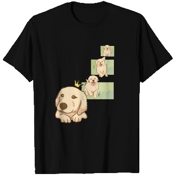 Discover A Cute Cartoon Dog Running Funny puppy T Shirts