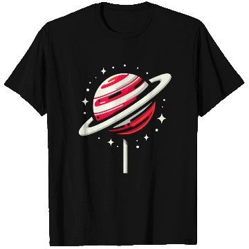 Discover Saturn Planet Lollipop T Shirts