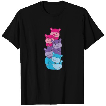 Discover Androgynous Flag Pride Lgbtq Cute Hippo T Shirts