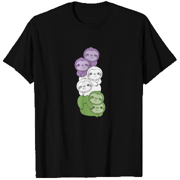 Discover Genderqueer Flag Pride Lgbtq Cute Sloth T Shirts
