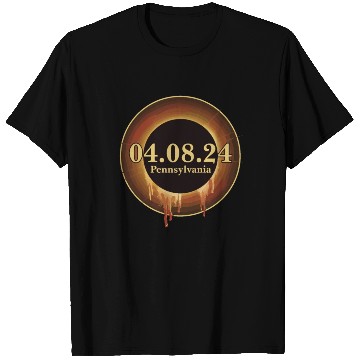 Discover Total Solar Eclipse 2024 Path of Totality T Shirts