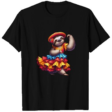 Discover Sloth Style Flamenco dance T Shirts