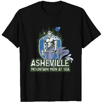 Discover Asheville mountain men at sea T Shirts