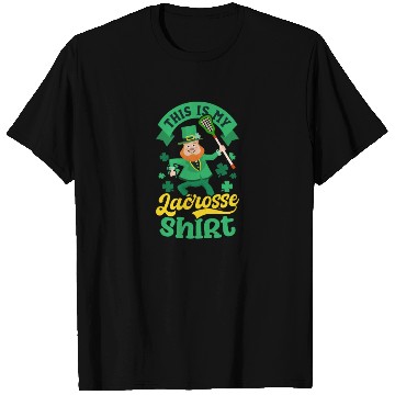 Discover Lacrosse St. Patricks Day My Lucky Lacrosse Outfit T Shirts