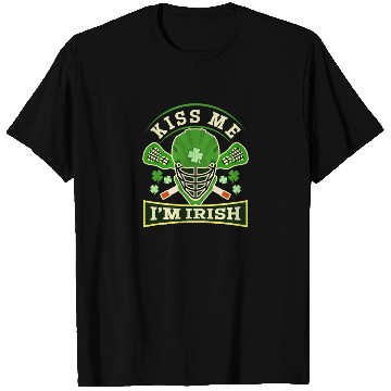 Discover Lacrosse St. Patricks Day Kiss Irish T Shirts