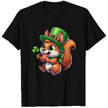 Discover St. Patrick's Cheeky Squirrel T Shirts