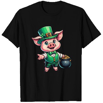 Discover Cute St. Patrick's Piglet T Shirts