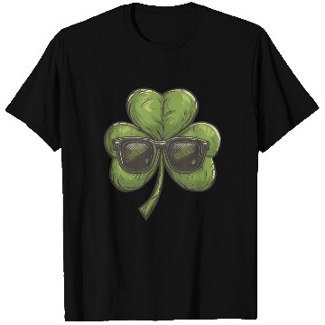 Discover Shamrock Clover Sunglasses Saint Patrick's Day T Shirts