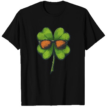 Discover Shamrock Sunglasses Clover Saint Patrick's Day T Shirts