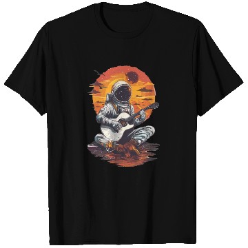Discover Astronaut Guitar Player Space Music Lover T Shirts