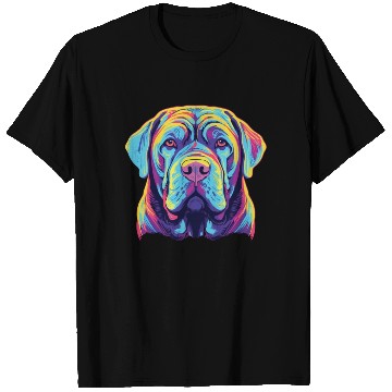 Discover Watercolor Colorful Neapolitan Mastiff T Shirts
