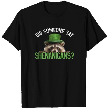Discover Did Someone Say Shenanigans? Cute Raccoon T Shirts